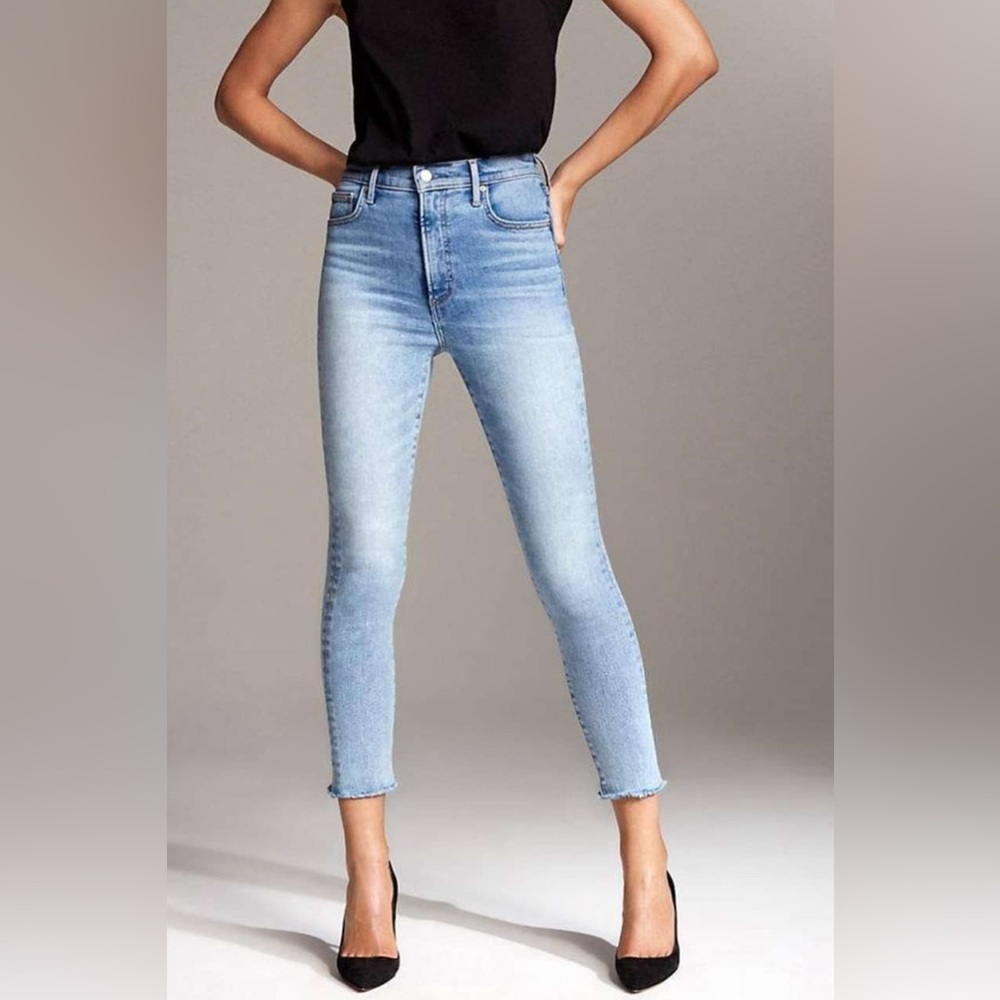 Denim Forum (Aritzia) Lola High Rise Skinny Crop